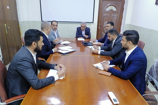 The first meeting of the joint research team from the Upper Euphrates Basin Developing Centre and the Educational Planning Department in the Anbar Education Directorate